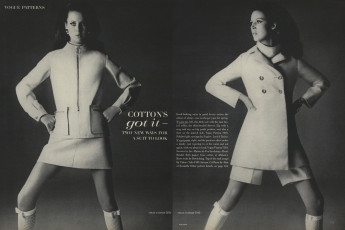 Birgitta af Klerker by Bert Stern (Vogue USA 1968.03/2)