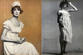 Jean Shrimpton by Richard Avedon (Vogue USA 1968.04/2)