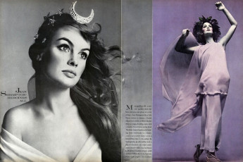 Jean Shrimpton by Richard Avedon (Vogue USA 1968.04/2)