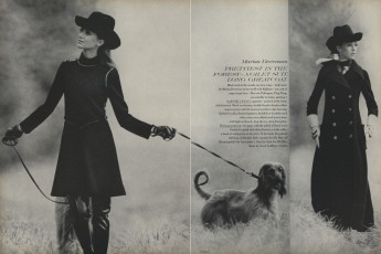 Marisa Berenson by Arnaud de Rosnay (Vogue USA 1968.08)