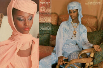 Iman by Norman Parkinson / Vogue Italy (1976.03)