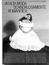 Marie Helvin by David Bailey / Vogue ITA (1977.03)