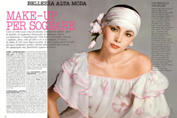 Marie Helvin by David Bailey / Vogue ITA (1977.03)