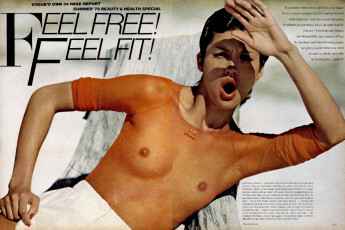 Janice Dickinson by Mike Reinhardt / Vogue USA (1979.04)