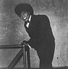 James Brown backstage at the Apollo Theater by Diane Arbus (1966)