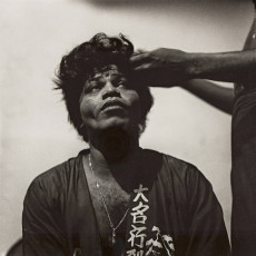 James Brown backstage at the Apollo Theater by Diane Arbus (1966)