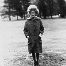 Socialite mrs. T. Charlton Henry in the park by Diane Arbus (1965)