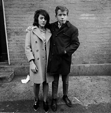Teenage couple on Hudson Street by Diane Arbus (1963)