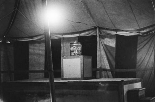 Siamese twins in a carnival tent, N.J. by Diane Arbus (1960)