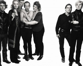 Andy Warhol and Group by Richard Avedon (1969)