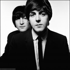 John Lennon, Paul McCartney by David Bailey (1965)