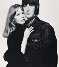 Celia Hammond, Gordon Waller (Peter and Gordon) by David Bailey (1965)
