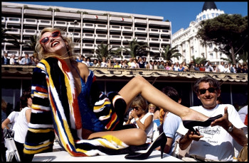 Jerry Hall, Helmut Newton by David Bailey (1973)