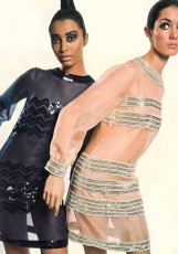 Donyale Luna, Moyra Swan by Bailey (1966)