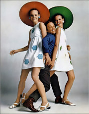 Joel Grey (actor), Lucy Angle, Marola Witt by Neal Barr (1968)