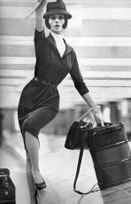 Simone d'Aillencourt by Lillian Bassman (1961)