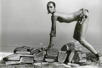 Donyale Luna by Peter Beard (1977)
