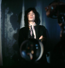 Mick Jagger on the set of Performance by Cecil Beaton (1968)