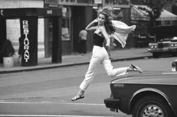 Jerry Hall by Harry Benson (1978)