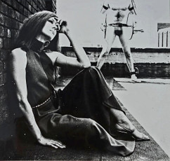 On roof by Guy Bourdin (1966)