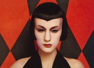 Isabelle Weingarten (Wearing Makeup Serge Lutens for Dior) by Guy Bourdin (1972)