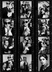 Andy Warhol and his friends by Jean-Jacques Bugat (1965)