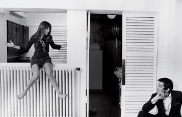 Jane Birkin, Serge Gainsbourg by Gilles Caron (1968)