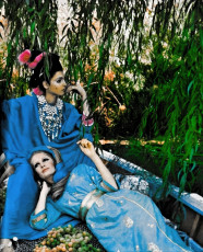 Benedetta Barzini, Sue Murray by Henry Clarke (1967)