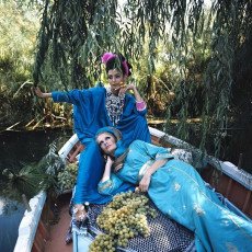 Benedetta Barzini, Sue Murray by Henry Clarke (1967)