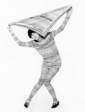 Peggy Moffitt by William Claxton (1968)