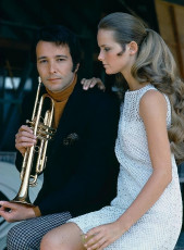 Cheryl Tiegs, Herb Alpert (trumpet player) by William Connors (1967)