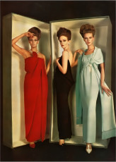 Deborah Dixon, Nena von Schlebrugge, Grace Coddington by Richard Dormer (1962)