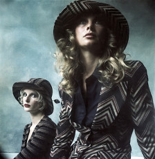 Jean Shrimpton, Barbara Miller by Brian Duffy (1973)