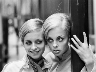 Twiggy, Kerstin Lindberg by Douglas Eatwell (1967)