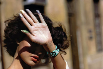 Model Wearing A Tiffany Bracelet by Arthur Elgort (1976)