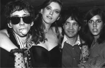 Stiv Bators, Bebe Buell, Rodney Bingenheimer, Maria Montoya by Brad Elterman (1979)
