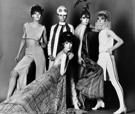 The Girls of BLOW-UP: Ann Norman, Jill Kennington, Peggy Moffitt, Rosaleen Murray, Melanie Hampshire by Athur Evans (1966)