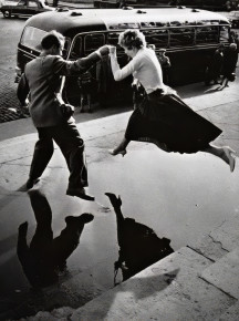 Leap of Faith, New York City by Louis Faurer (1960)