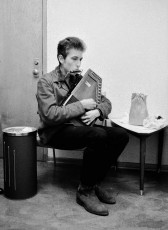 Bob Dylan, Backstage, NYC by Barry Feinstein (1964)