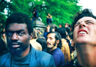 Gritty Anti War Vietnam Protest in Central Park by Mitchell Funk (1970)