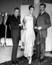Fashion designer Heinz Schulze-Varell, Tanja Mallet and writer Gregory of Rezzori by F.C. Gundlach (1962)