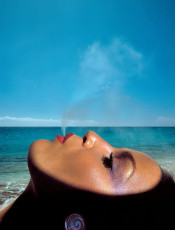 Jerry Hall by Hiro (1975)