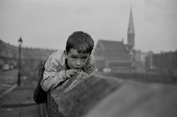 Boy On Wall, London by John Hoppy Hopkins (1963)