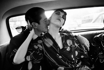 Irving Blum, Peggy Moffitt by Dennis Hopper (1964)