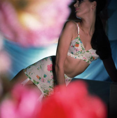 Model In Floral Underwear by Horst P. Horst (1964)