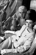 Deborah Dixon with Jean-Michel Atlan (painter), by Frank Horvat (1962)2