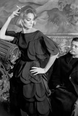 Deborah Dixon, Massimo Mastroianni by Frank Horvat (1962)