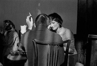 Warsaw, Poland, Couple in a cafe by Frank Horvat (1963)