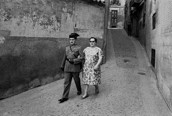 Toledo, Spain, Guardia civil with his wife by Frank Horvat (1964)