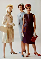 Anne de Zogheb, Marola Witt, Iris Bianchi by Frank Horvat (1962)